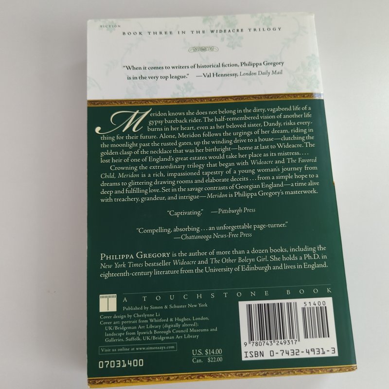 Meridon by Philippa Gregory, Paperback | Pangobooks
