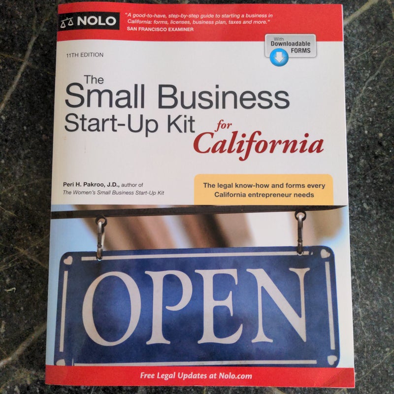 The Small Business Start-Up Kit for California