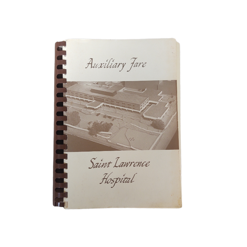 Saint Lawrence Hospital Auxiliary Fare Cookbook 1977 Michigan