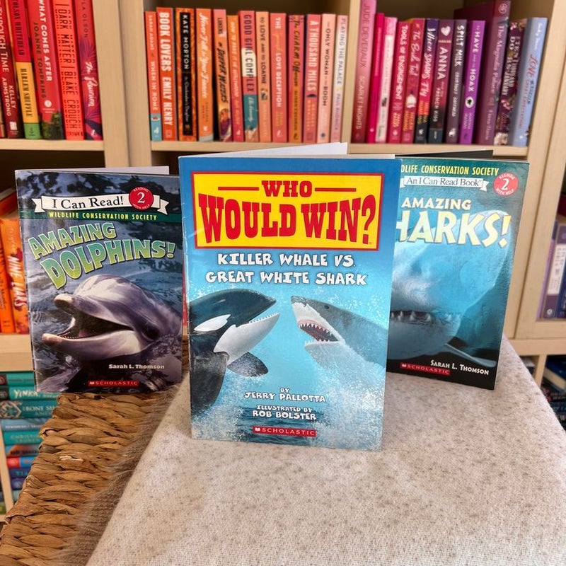 Ocean Animals: Who Would Win, Amazing Sharks, Amazing Dolphins