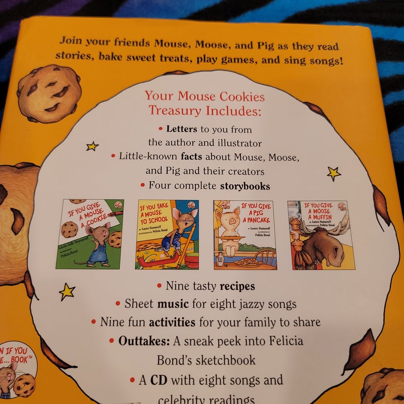 Mouse Cookies and More - 4 story books CD music games recipes