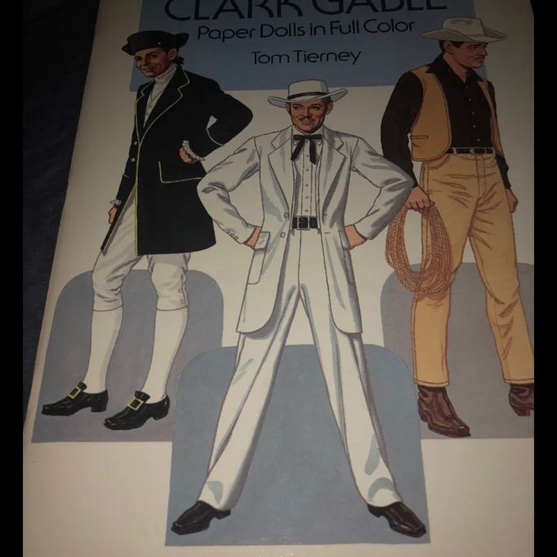 Clark Gable Paper Dolls in Full Color