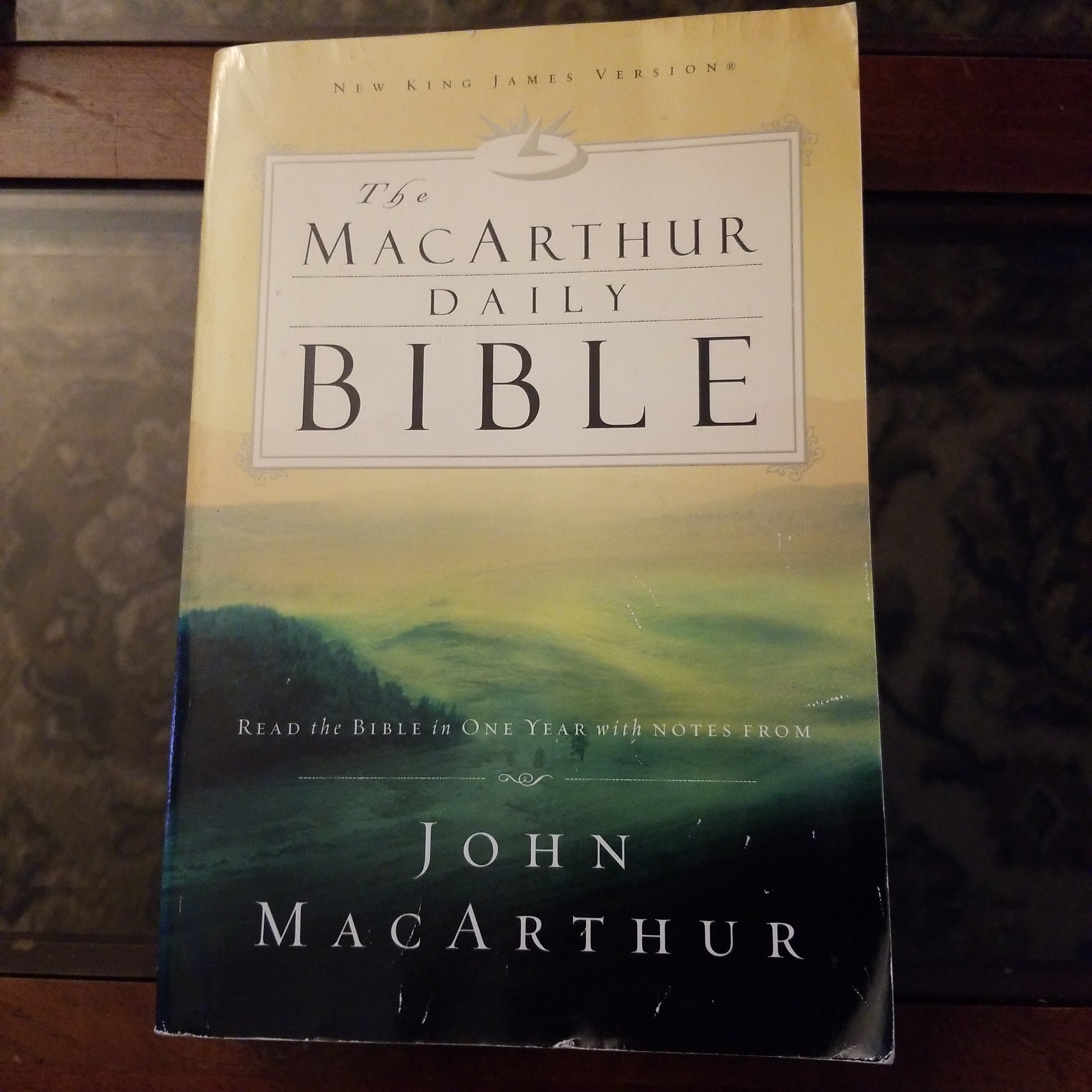 The MacArthur Daily Bible book cover