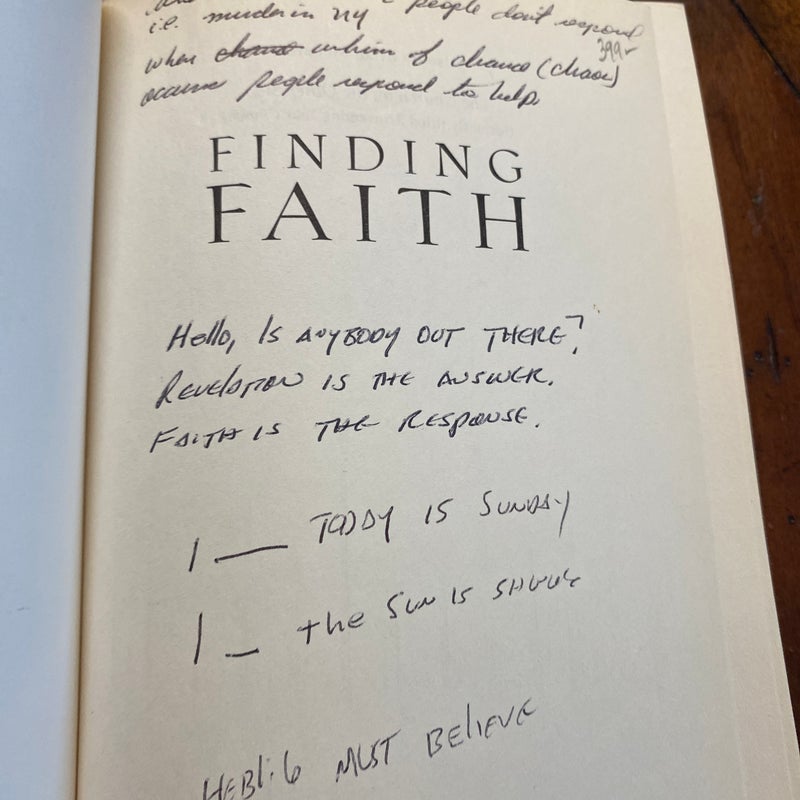 Finding Faith