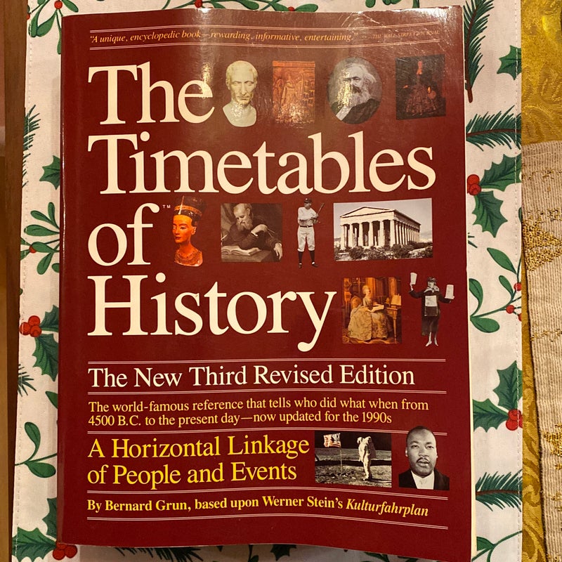 The Timetables of History