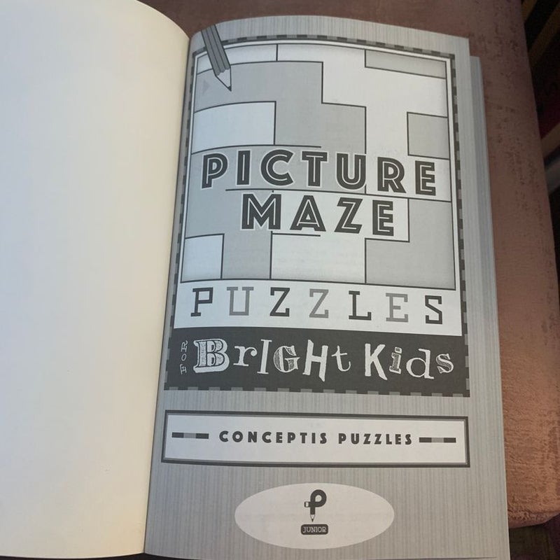 O/P Picture Maze Puzzles for Bright Kids