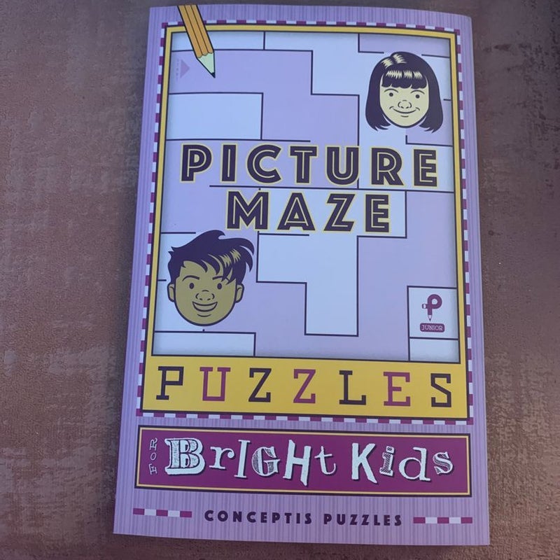 O/P Picture Maze Puzzles for Bright Kids