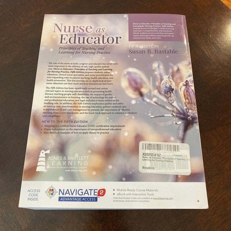 Nurse As Educator: Principles of Teaching and Learning for Nursing Practice