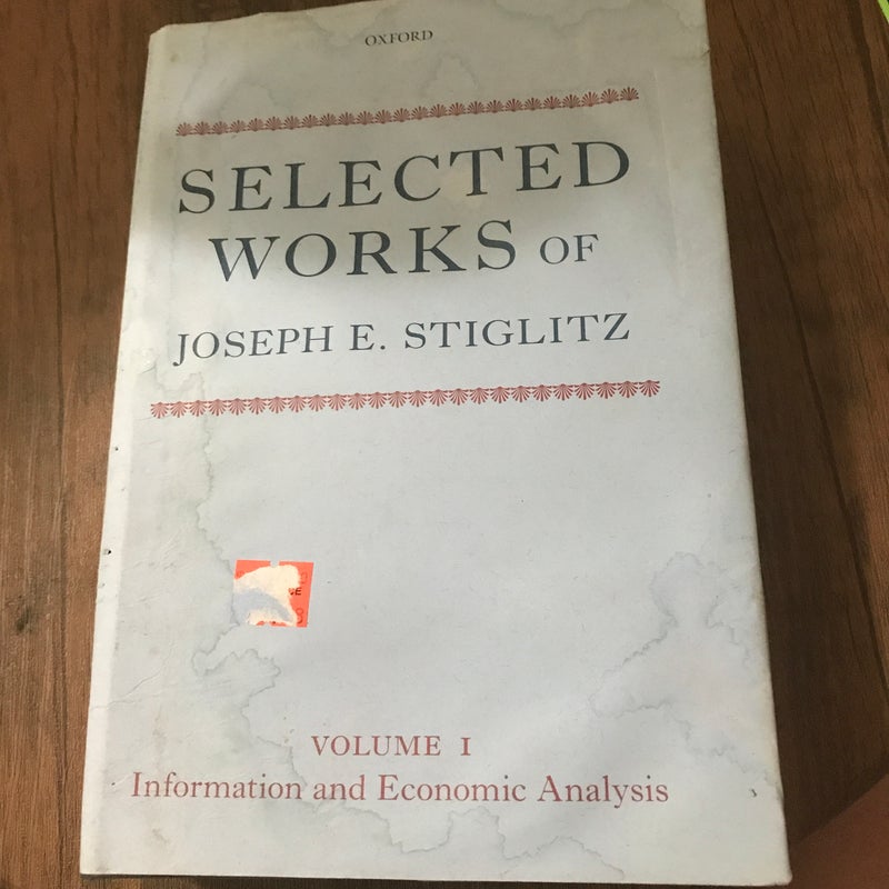 Selected Works of Joseph E. Stiglitz