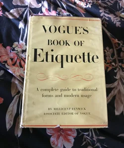 Vogues book of etiquette 