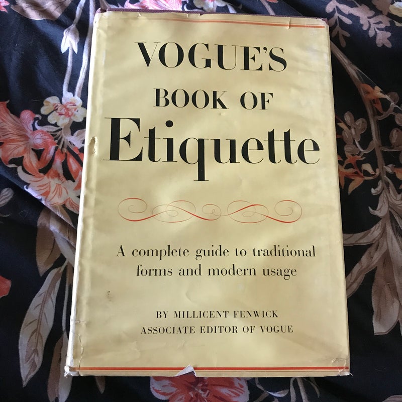 Vogues book of etiquette 