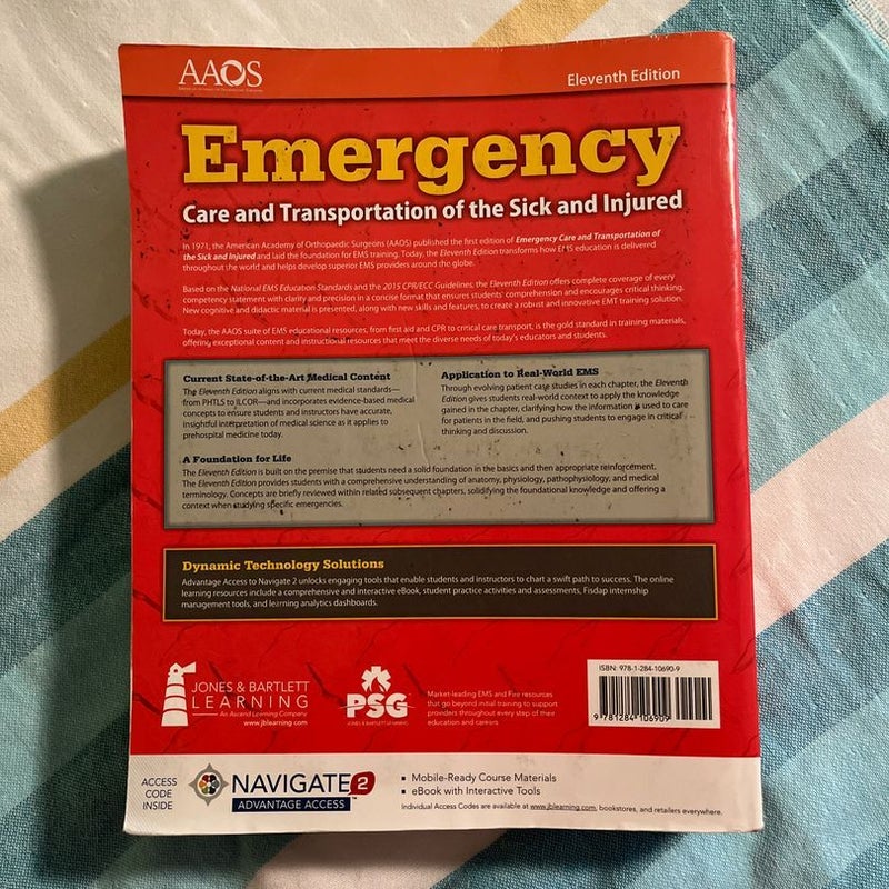 Emergency Care and Transportation of the Sick and Injured