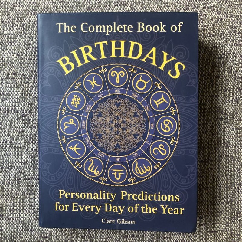 The Complete Book of Birthdays