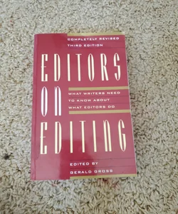 Editors on Editing