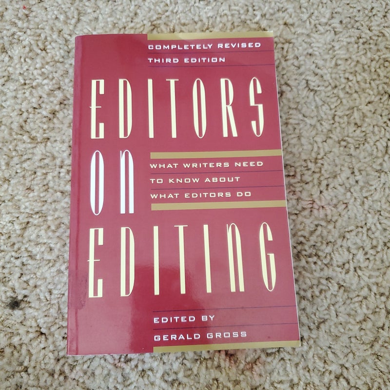 Editors on Editing