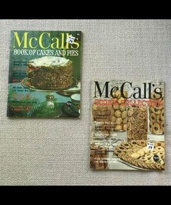 Set of 2 Vintage McCall’s Dessert Cookbooks (1965)