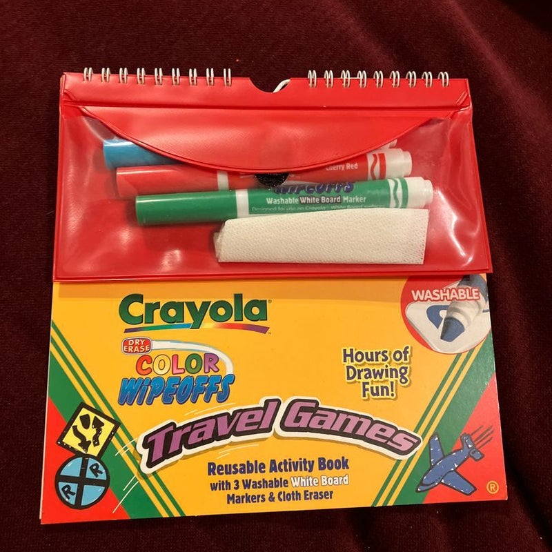Crayola Dry Erase Color Wipeoffs Travel Games by Bonney & Smith