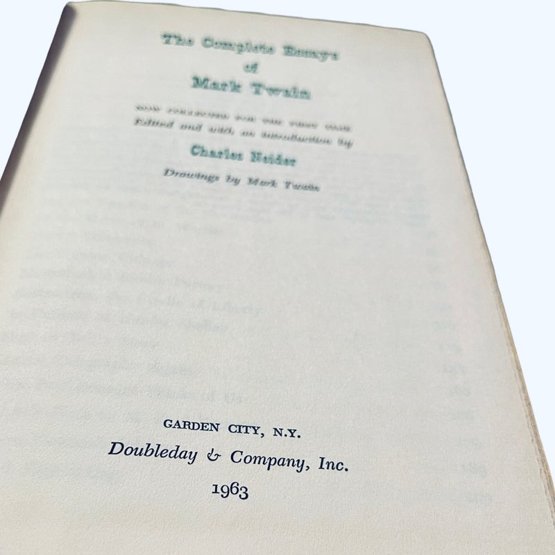 The complete essays of Mark Twain