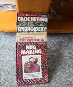 Crochet, embroidery, rug making 