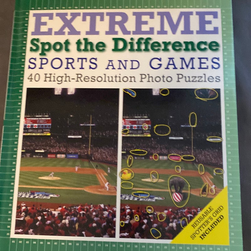 Sports and Games: Extreme Spot the Difference