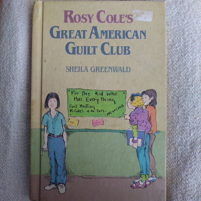 Rosy Cole's Great American Guilt Club