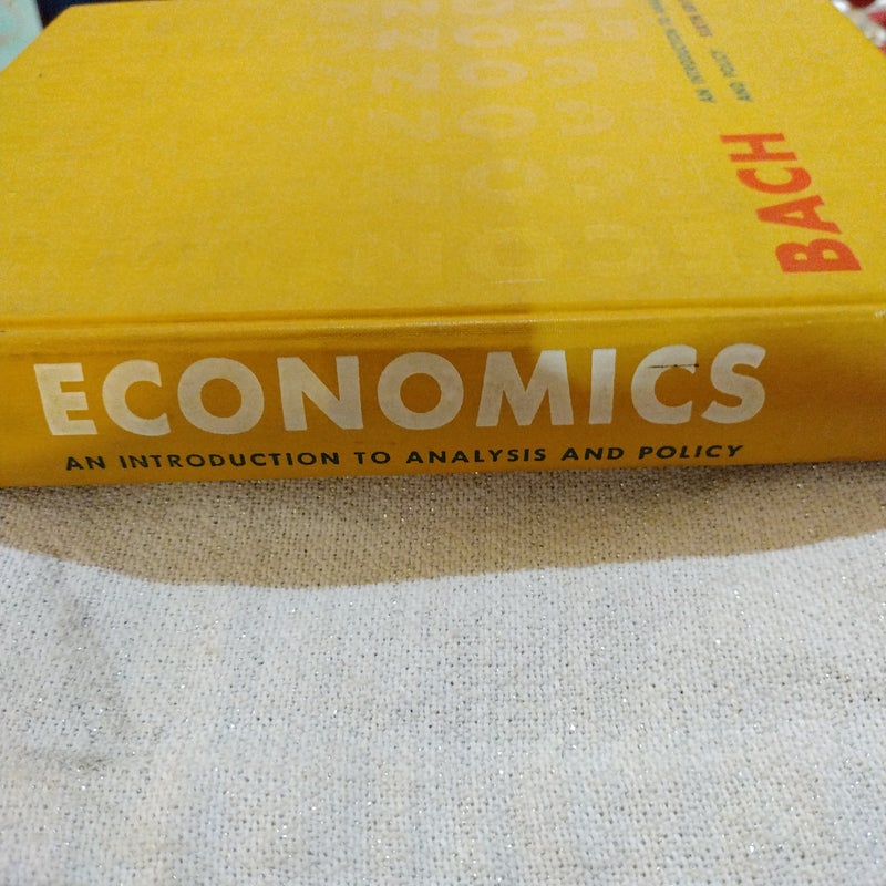 ECONOMICS, An Introduction to Analysis and Policy