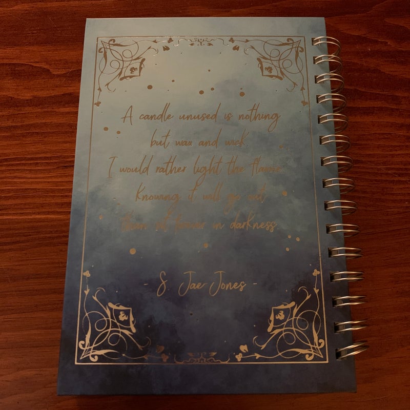 Wintersong blank notebook 