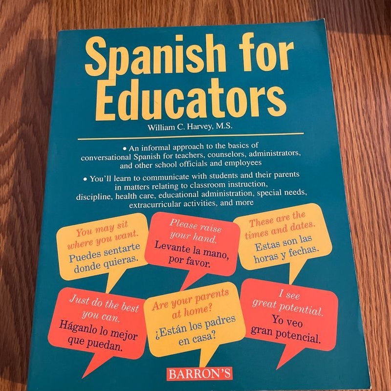 Spanish for Educators: with Online Audio