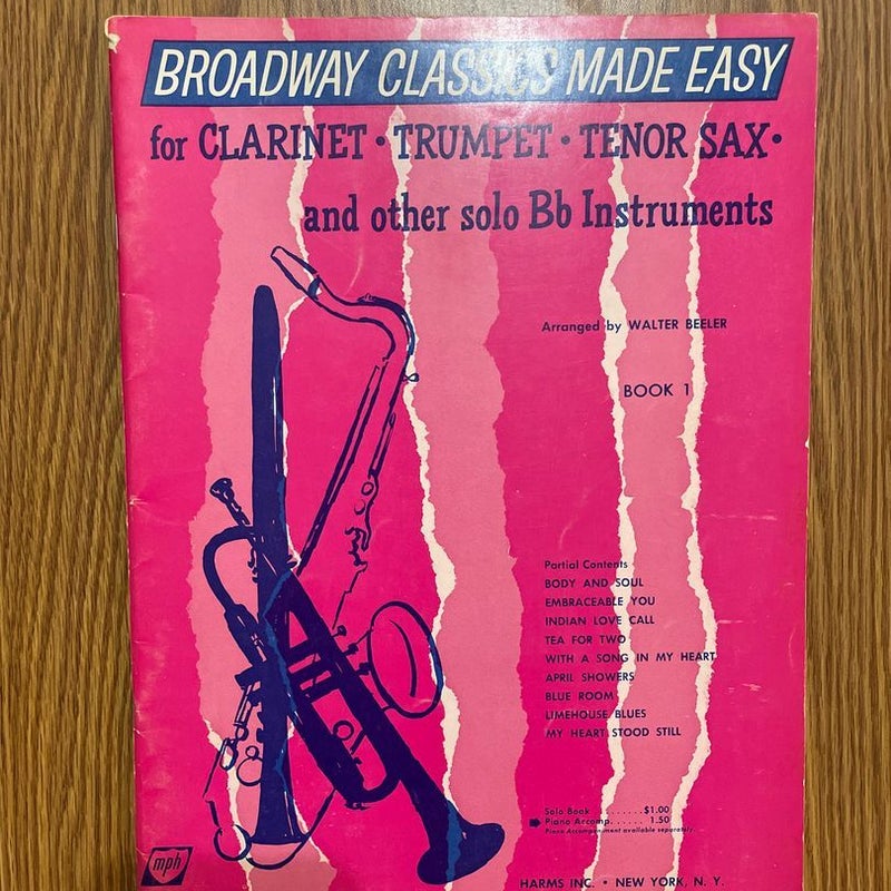 Broadway Classics Nade Easy for Bb Instruments 