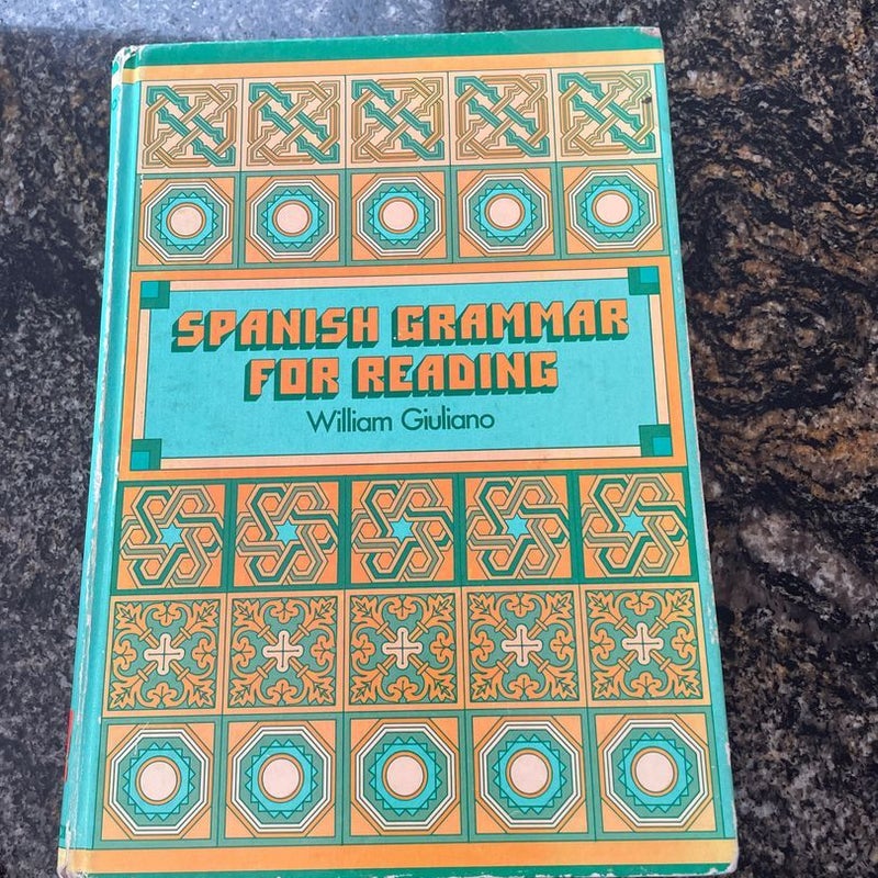 Spanish Grammar for Reading 