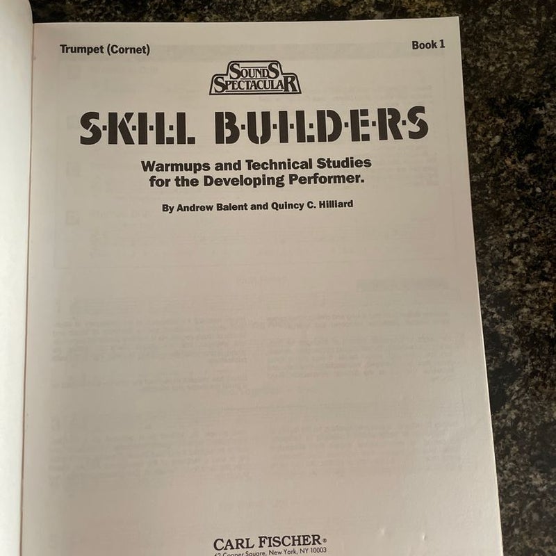 Skill Builders Trumpet Book 1 