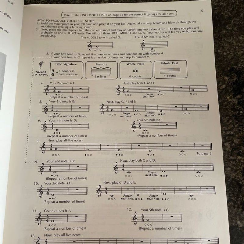 Medalist Band Method Part one Trumpet 