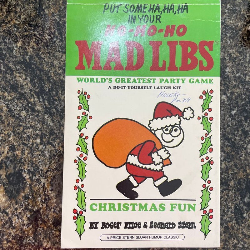 Christmas Fun Mad Libs