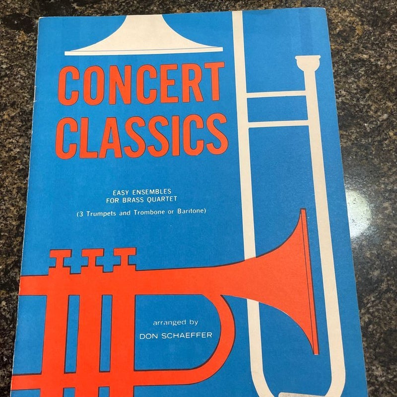 Concert Classics Easy Ensembles for Brass Quartet 