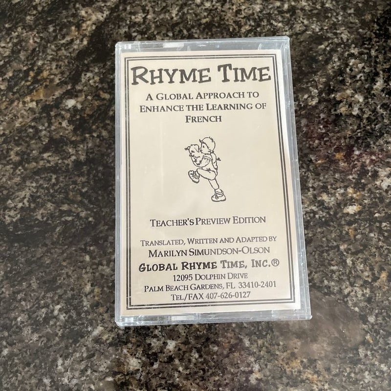 Rhyme Time includes cassette tape 