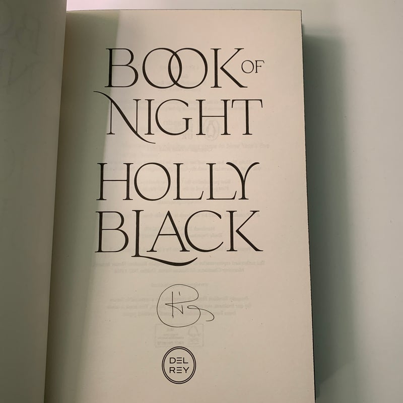 Book of Night (Fairyloot Exclusive)