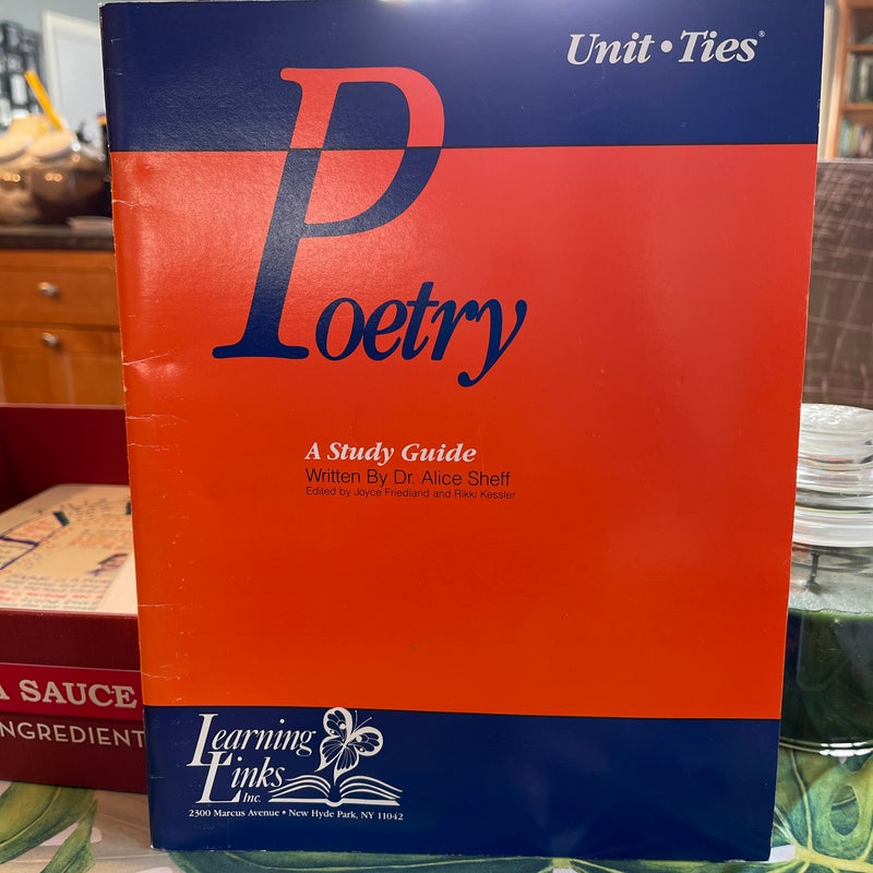 Poetry A Study Guide