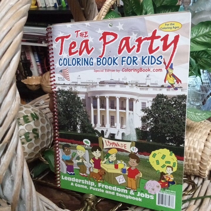 The Tea Party Coloring Book For Kids 