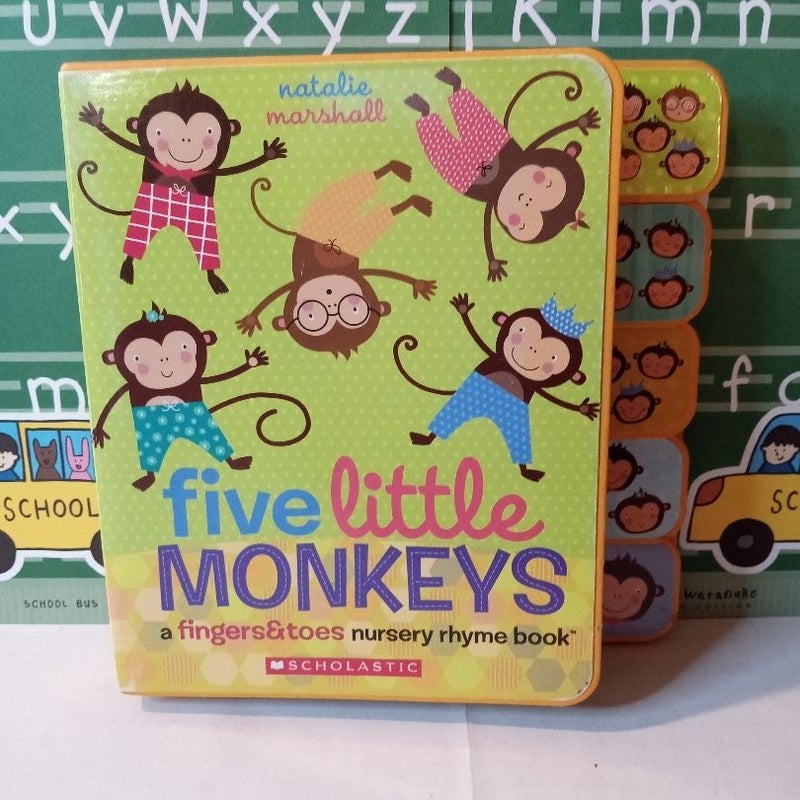Five Little Monkeys by Natalie Marshall Five Little Monkeys by Natalie Marshall