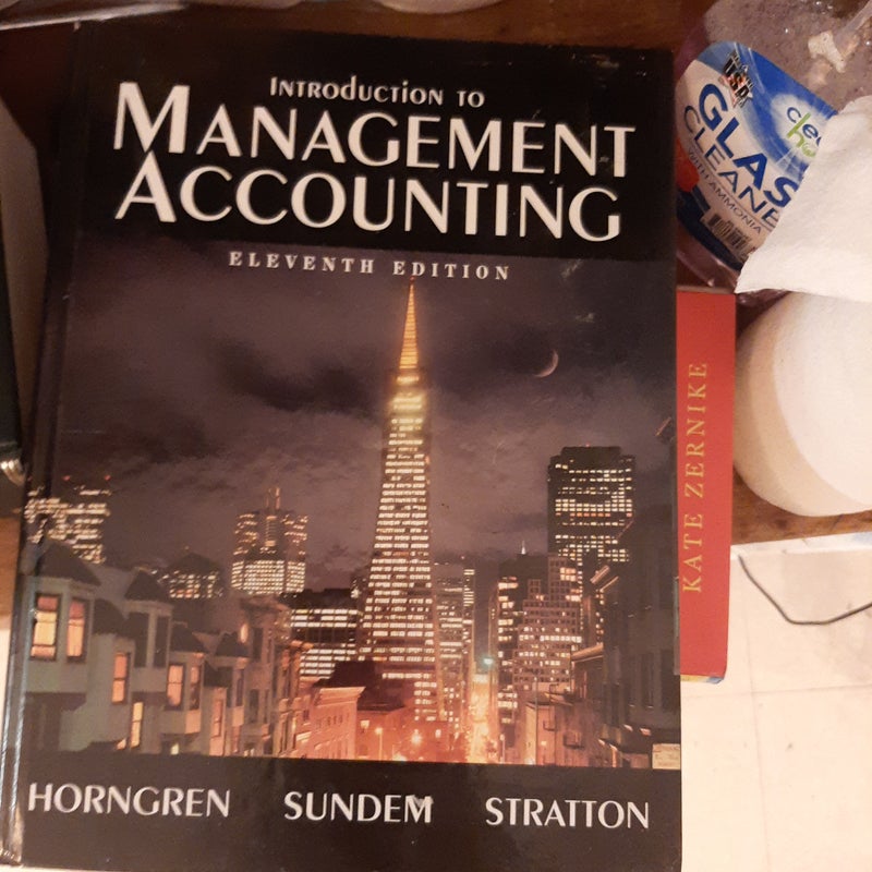 Introduction to Management Accounting 