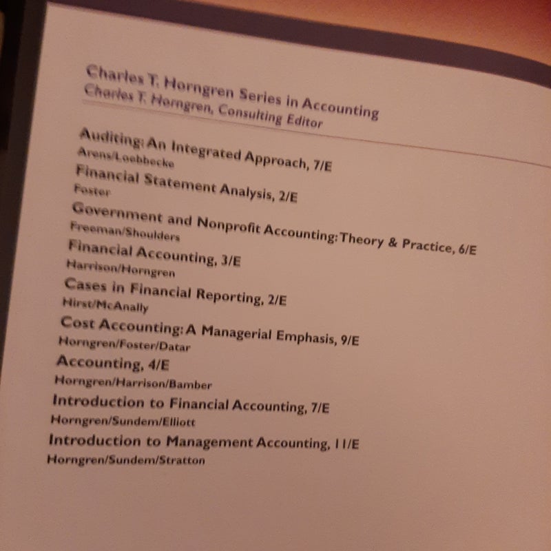 Introduction to Management Accounting 