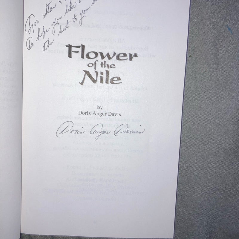 Flowers of the Nile (first printing and signed by the author)
