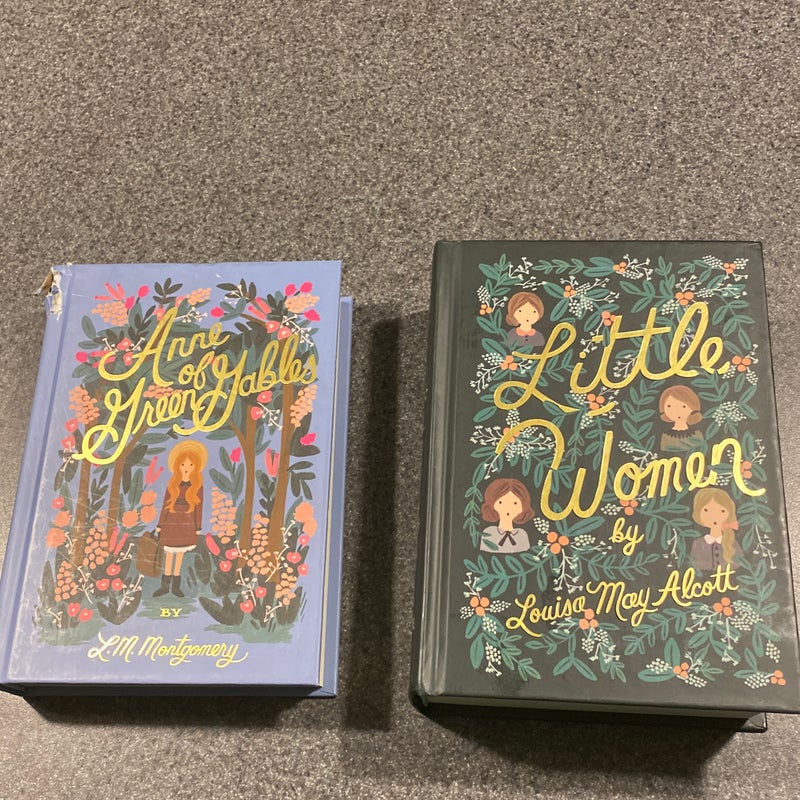 Little Women Anne of green gables puffin in bloom hardcovers