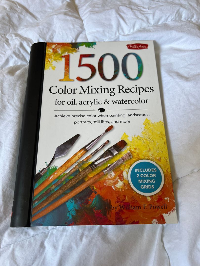 1,500 Color Mixing Recipes for Oil, Acrylic and Watercolor