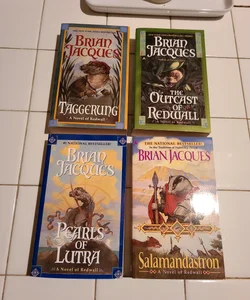 Set of 4 Brian Jaques books