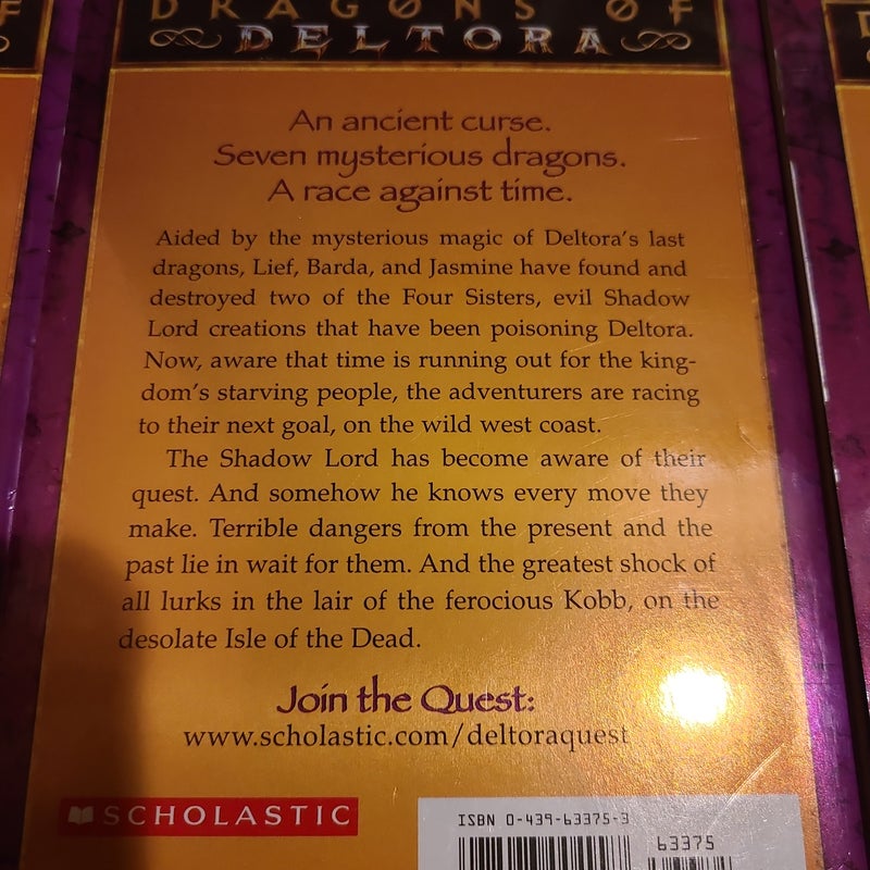 Set of 4 Dragons of Deltora books