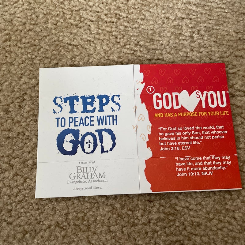 Steps to peace with God 