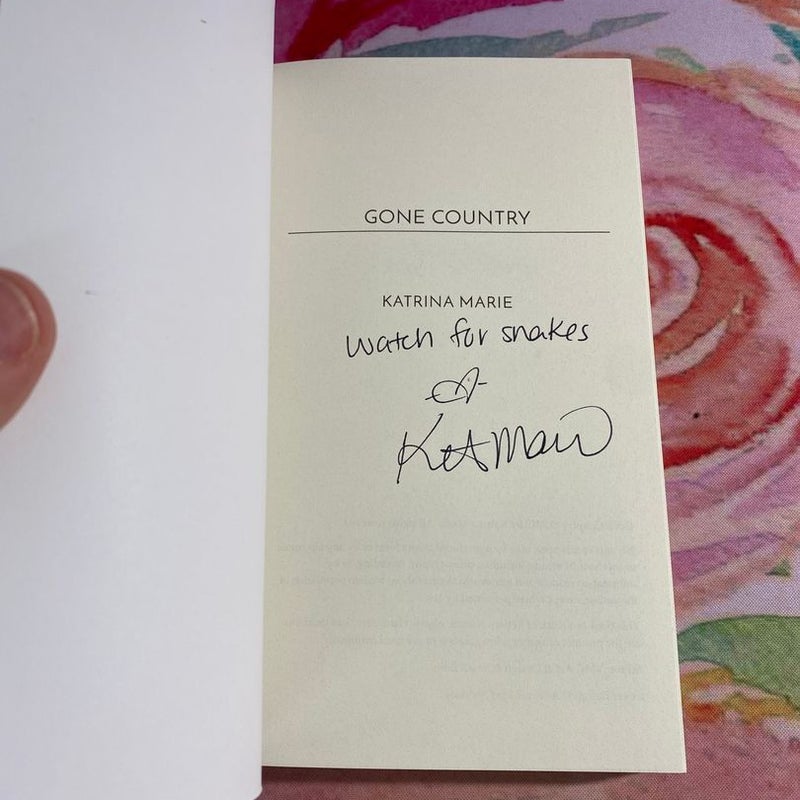 Gone Country (signed)