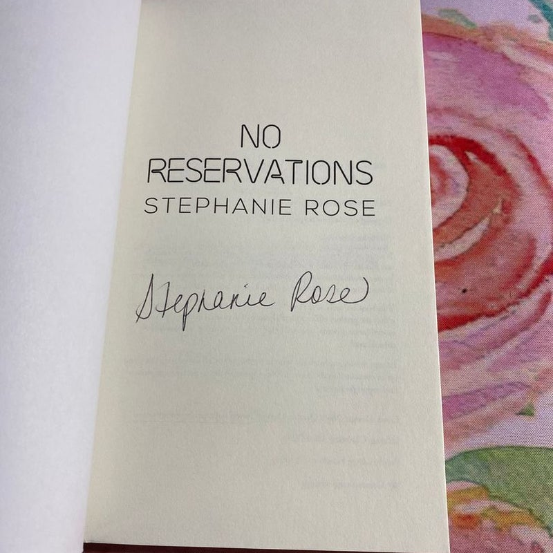 No Reservations (signed)