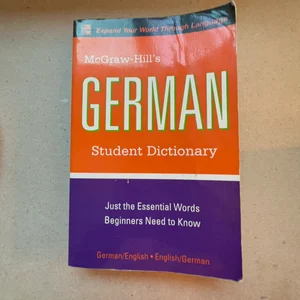 McGraw-Hill's German Student Dictionary